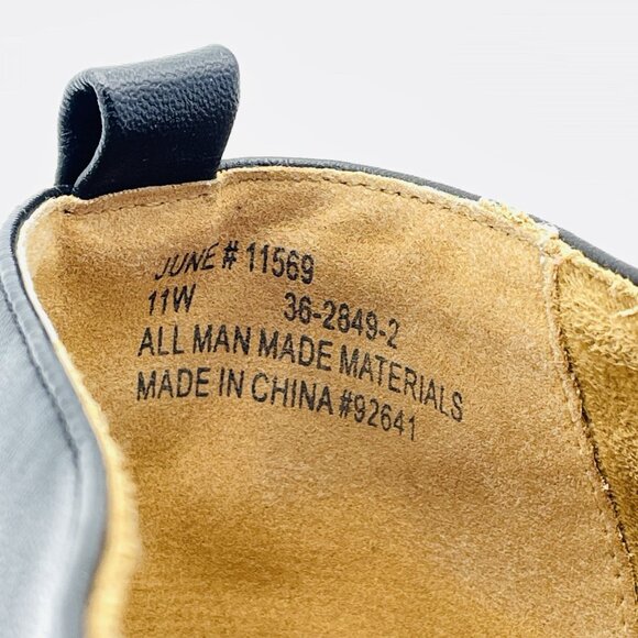 Comfortview Shoes Womens Size 11 Wide Black June Comfort Wedge Slip On Loafers - Picture 10 of 11